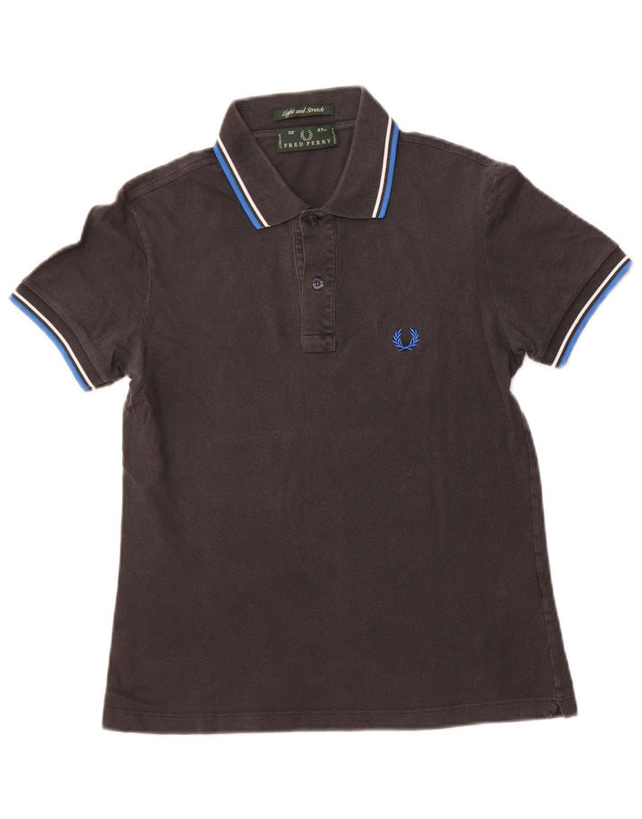 FRED PERRY Muška polo majica Mala crna pamučna