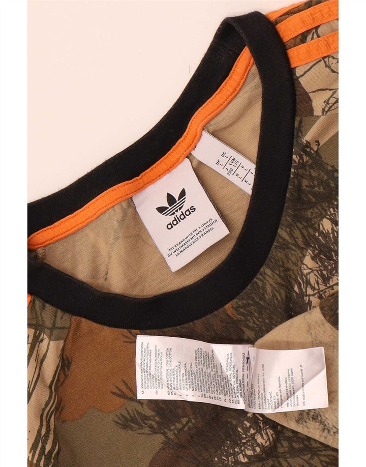 Adidas muška majica kratkih rukava Velika višebojna kamuflažna pamuk