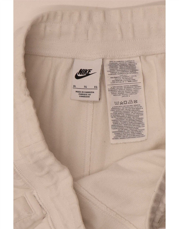 Nike muške grafičke sportske kratke hlače XL bijeli pamuk