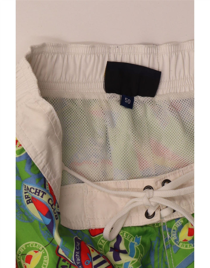 NAVIGARE Muške kratke hlače za plivanje s grafičkim motivima IT 50 Large Green