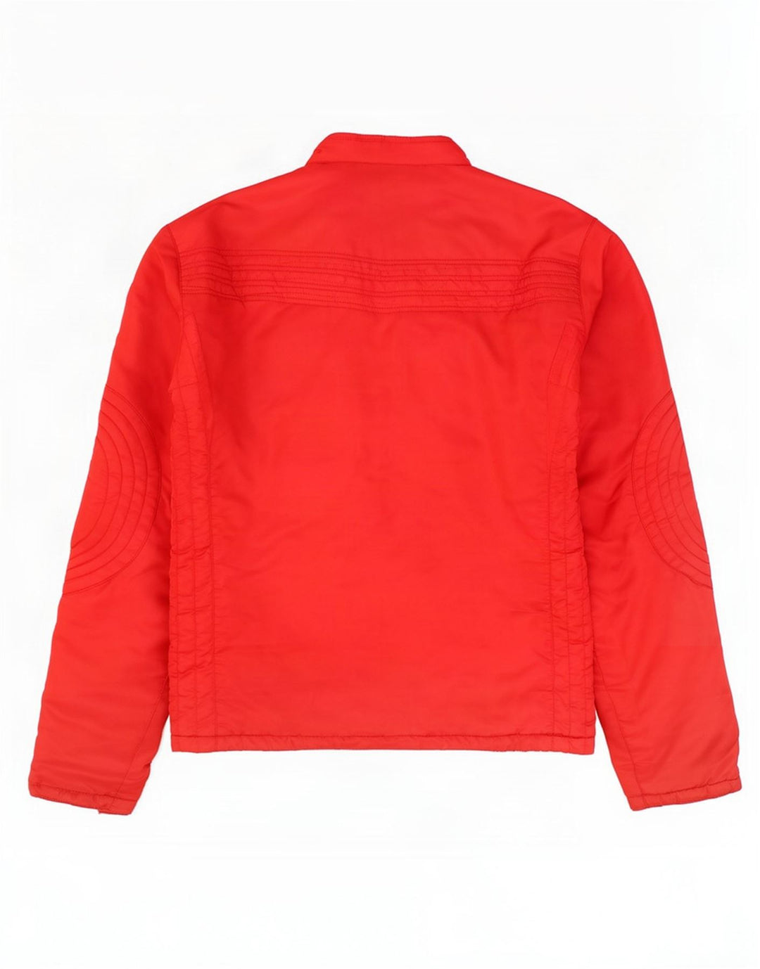 Vintage muška bomber jakna UK 36 mali crveni poliester u boji