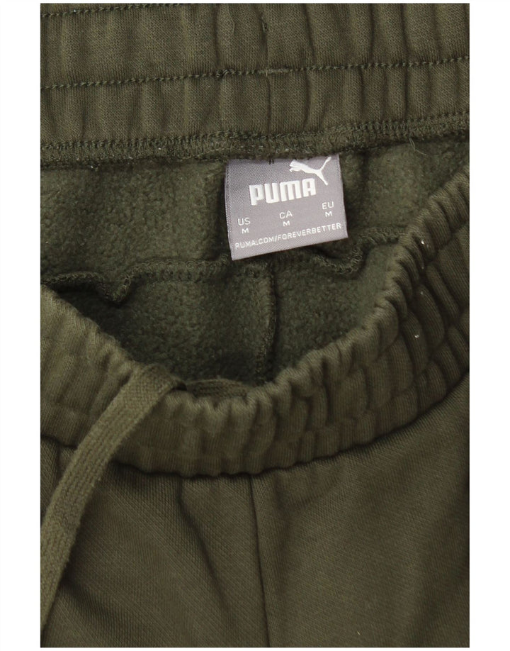 Puma muške trenirke Hlače Joggers Srednji kaki pamuk