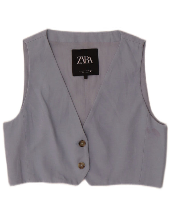 Zara ženski prsluk UK 12 Srednje plavi