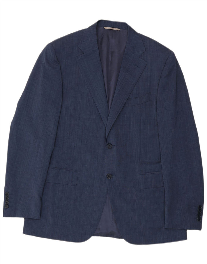 Canali muško dvodijelno odijelo s 2 gumba IT 50 Large W34 L30 Mornarsko plava vuna