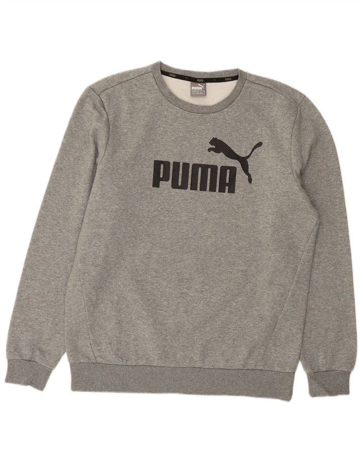 PUMA muška majica s grafičkim motivima, veliki sivi flekasti pamuk