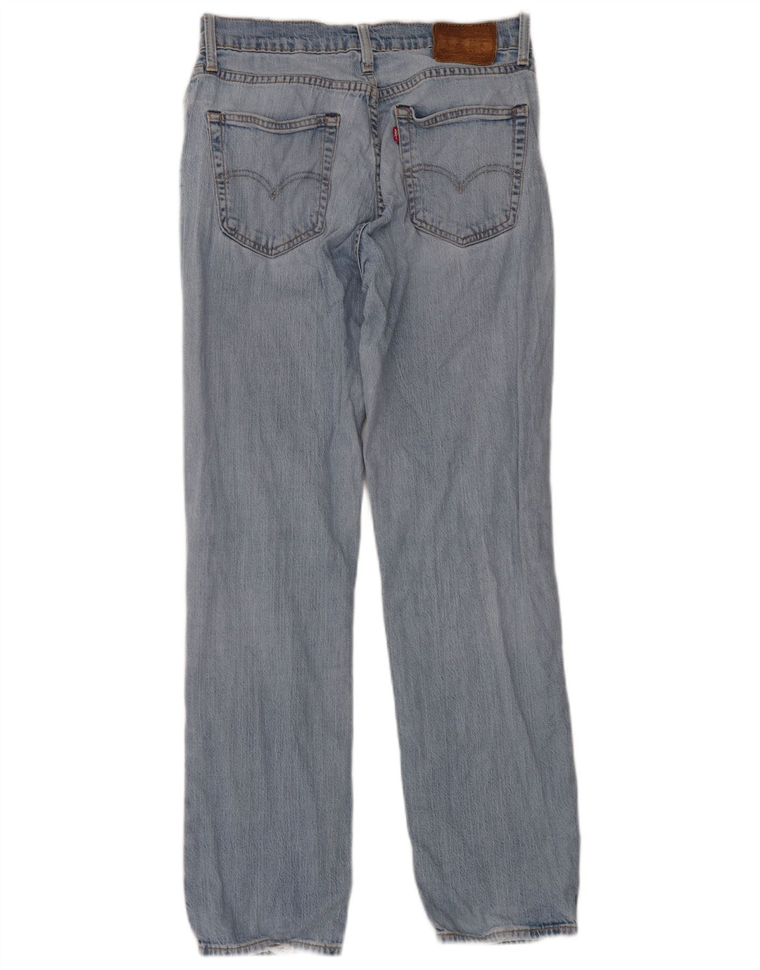 Levi's muške ravne traperice s oštećenjem W32 L32 plavi pamuk