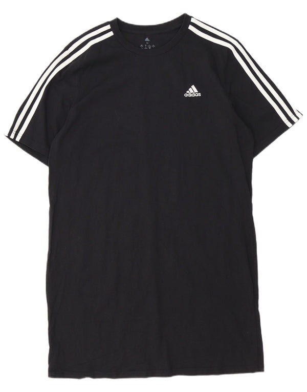 Adidas ženska majica kratkih rukava UK 12/14 srednje crni pamuk