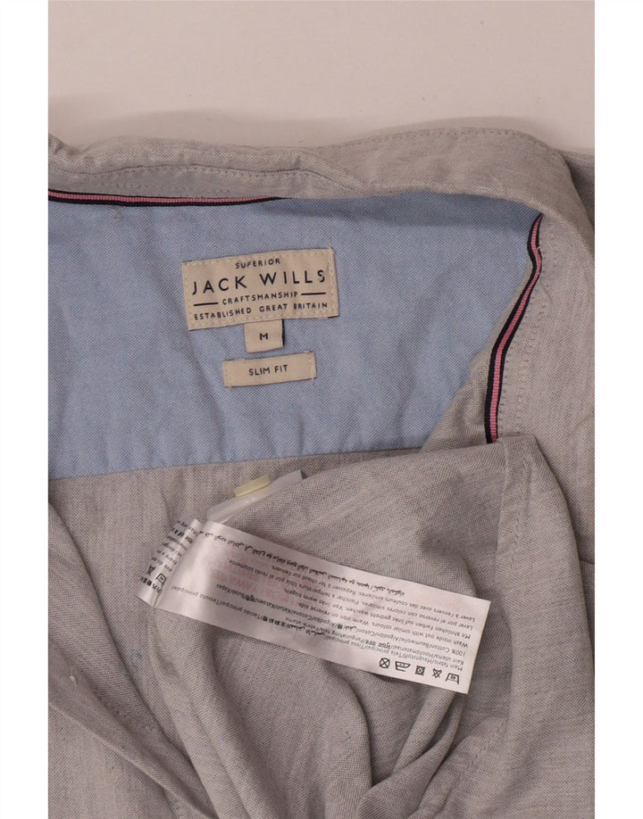Jack Wills muška uska košulja srednje sivi pamuk