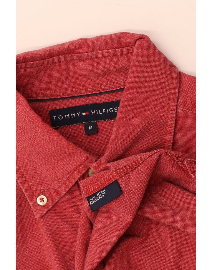 Tommy Hilfiger muška košulja srednje crvene pamučne boje