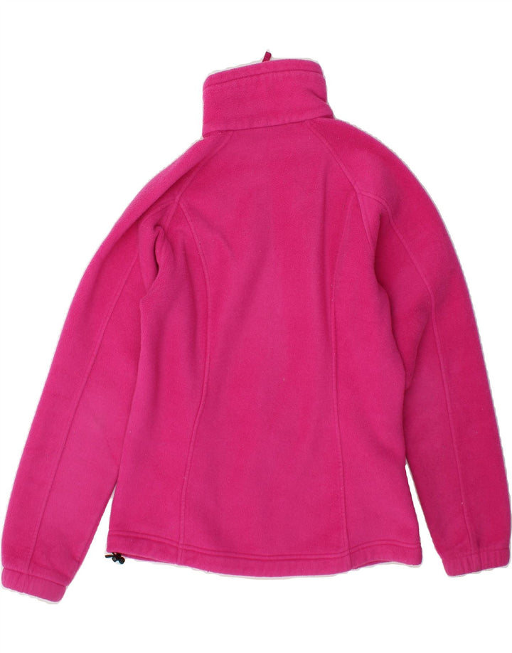 COLUMBIA Womens Fleece Jacket UK 10 Small Pink Polyester Vintage Columbia and Second-Hand Columbia from Messina Hembry 