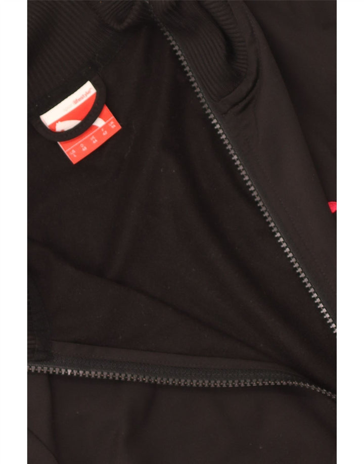 Puma ženska gornja jakna trenirke UK 14 Large Black Colourblock poliester