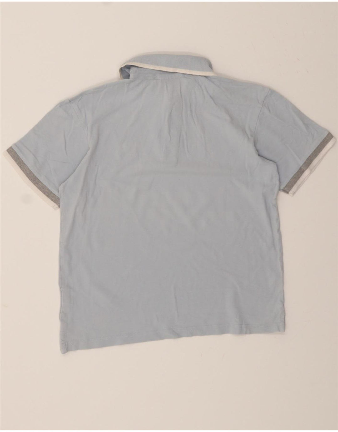 LOTTO Boys Polo Shirt 11-12 Years Medium Blue Cotton Vintage Lotto and Second-Hand Lotto from Messina Hembry 