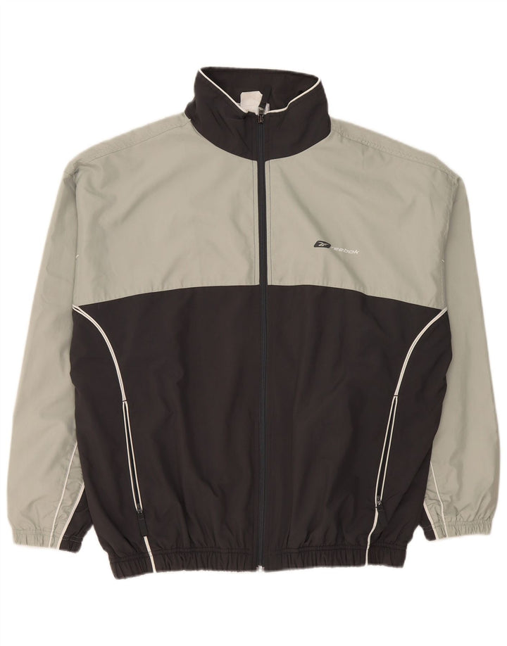 Reebok muška trenirka široka jakna srednje sive boje