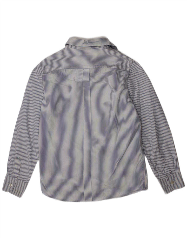 DOLCE & GABBANA Boys Shirt 7-8 Years Blue Striped Cotton