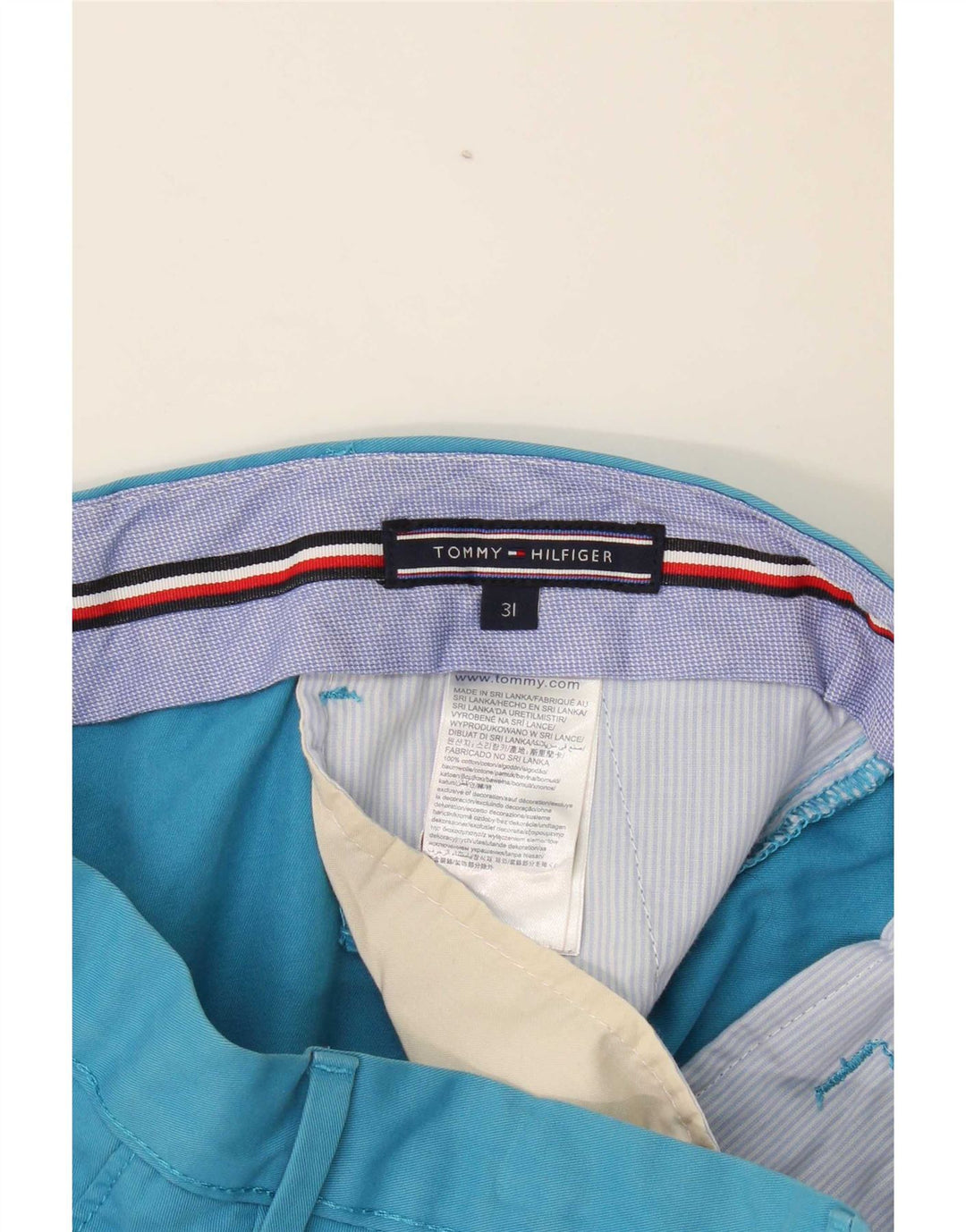 Tommy Hilfiger muške chino kratke hlače W31 srednje plavi pamuk