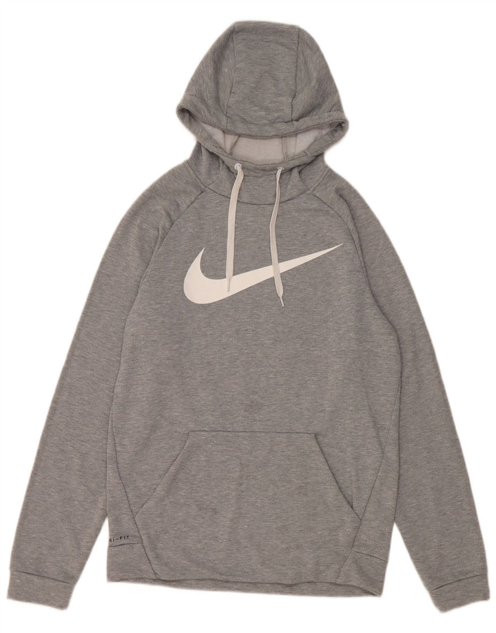 Nike Dri Fit Graphic majica s kapuljačom Mali sivi flekasti poliester