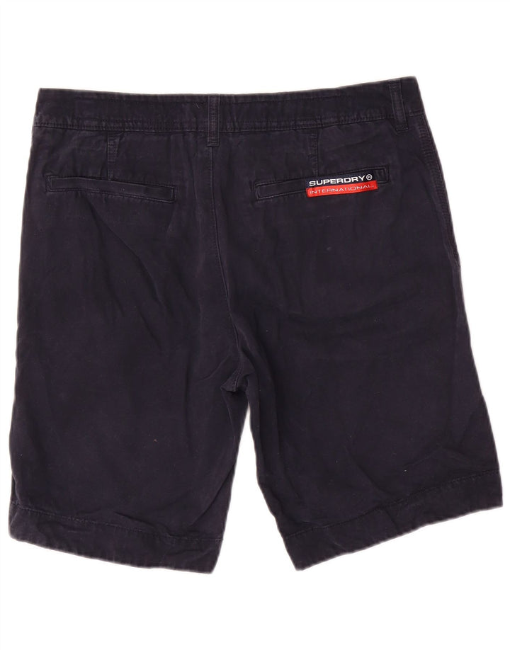 Superdry muške chino kratke hlače srednje veličine W32 tamnoplavi pamuk