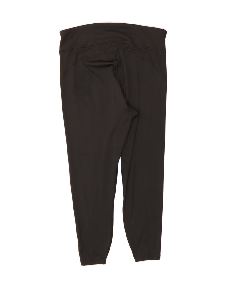PUMA Womens Crop Leggings UK 18 XL  Black Polyester Vintage Puma and Second-Hand Puma from Messina Hembry 