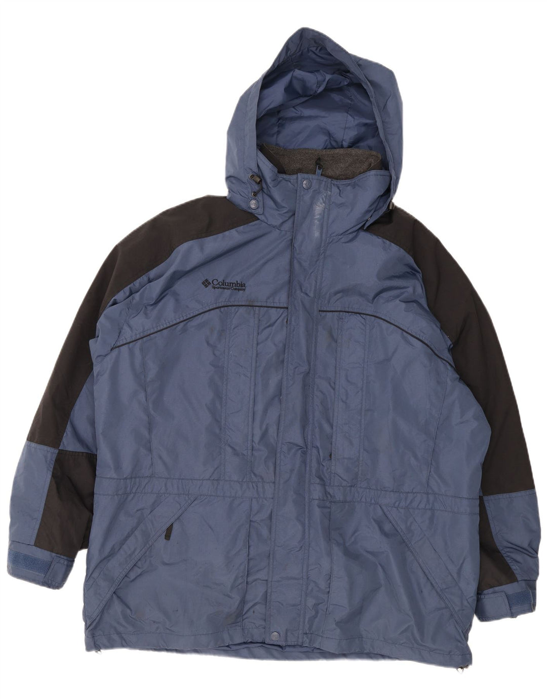 Columbia Mens Interchange Windbreaker Jakna UK 42 XL Blue Colourblock