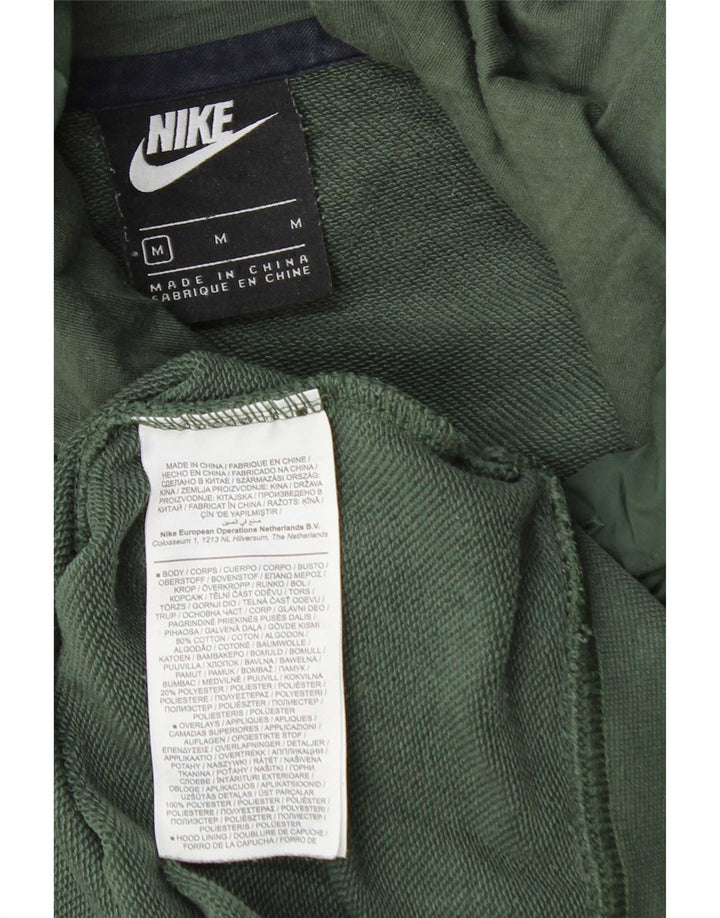 Nike muška majica s kapuljačom s kapuljačom, srednji zeleni pamuk