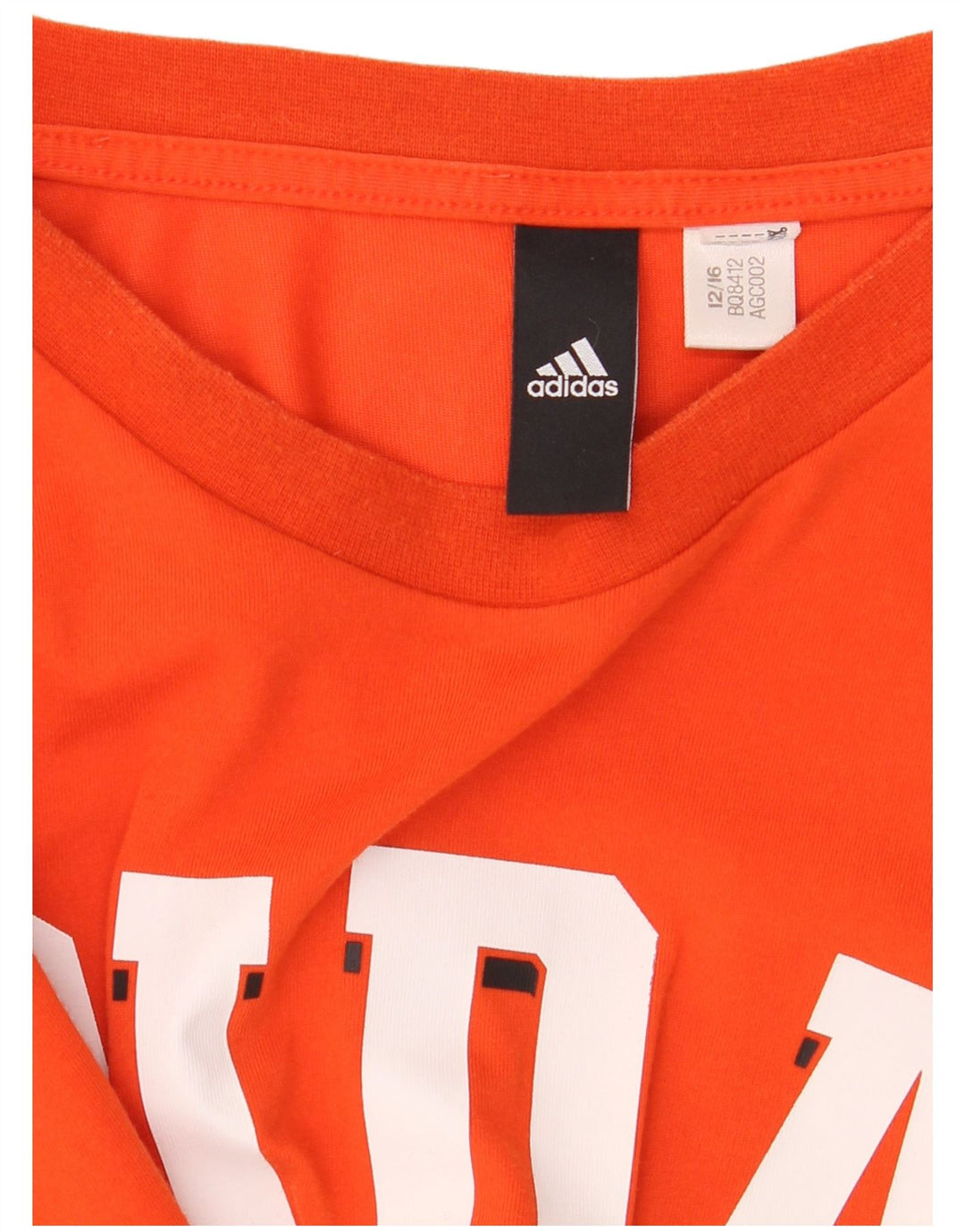 Adidas muška velika narančasta majica s grafičkim motivima