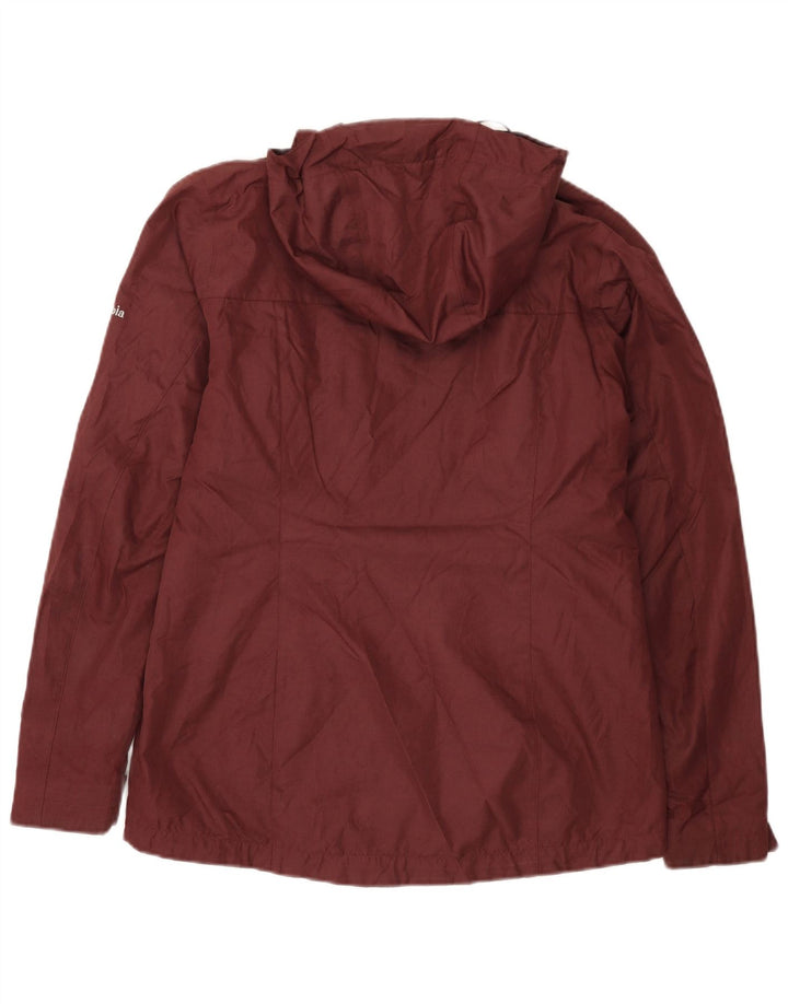 COLUMBIA ženska prevelika vjetrovka s kapuljačom UK 10 Small Burgundy