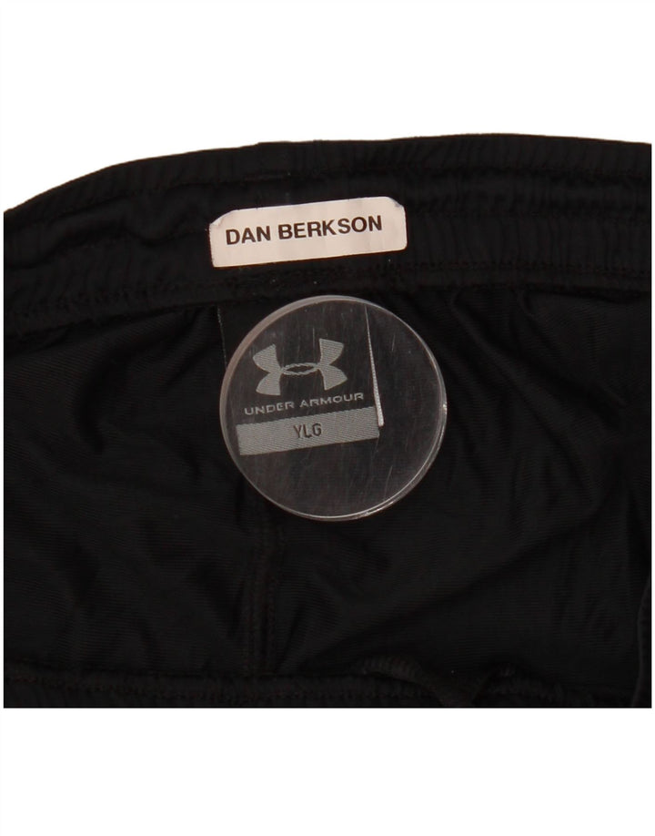 UNDER ARMOUR Sportske kratke hlače za dječake 11-12 godina, veliki crni poliester