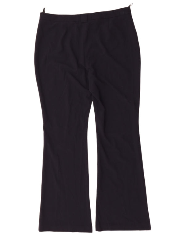 Marks & Spencer ženske ležerne hlače visokog struka UK 16 Large W36 L32 Mornarsko plave