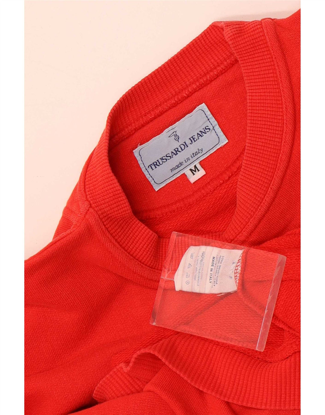 Trussardi Jeans muška trenirka s grafičkim motivima Srednje crveni pamuk