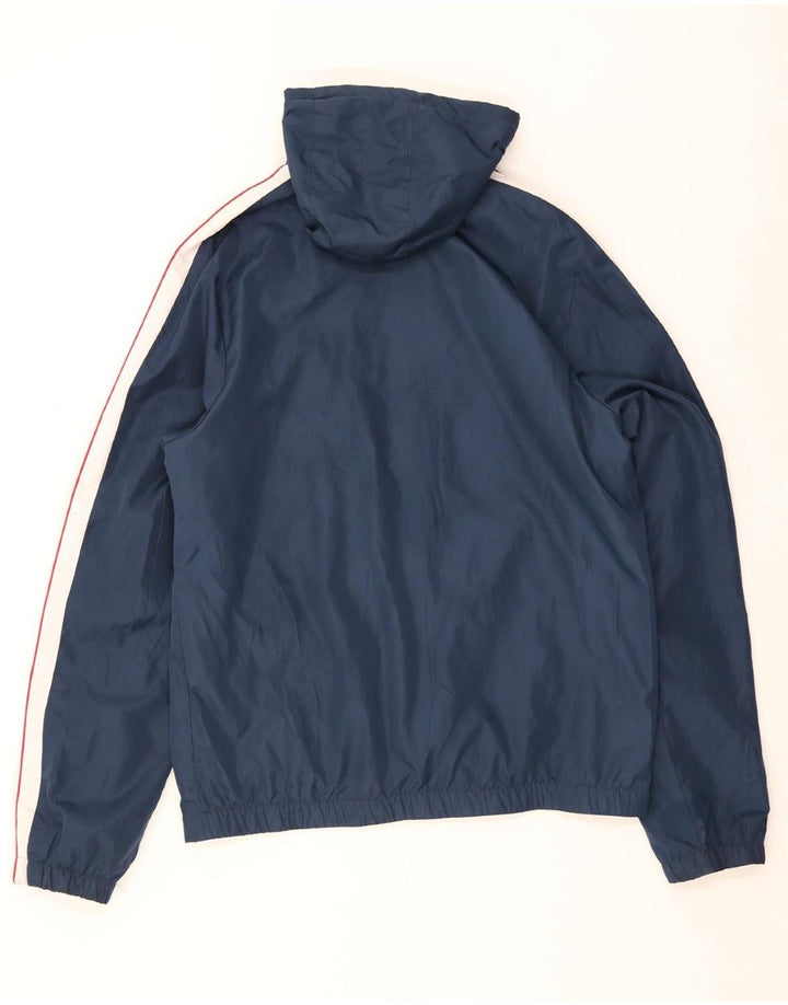 Ellesse Muška kišna jakna s kapuljačom UK 42 XL plava poliesterska boja