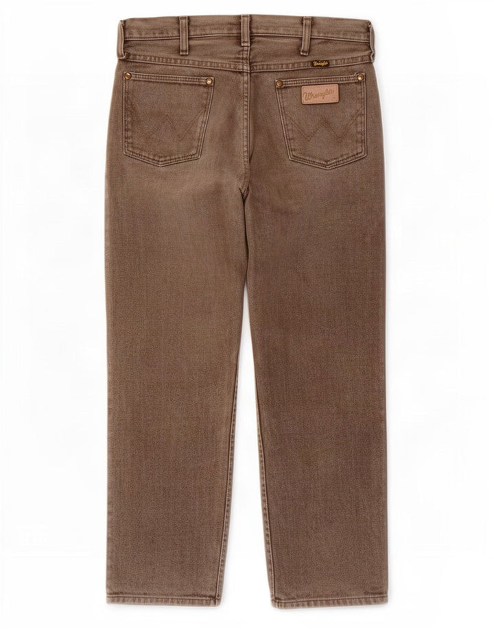 Wrangler muške ravne traperice W32 L28 smeđe