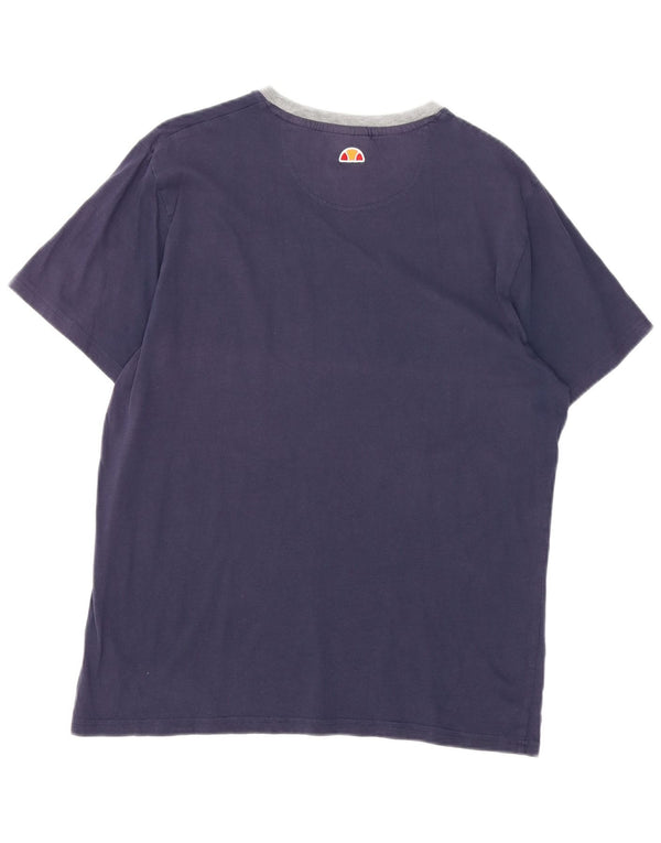 Ellesse muška majica s grafičkim motivima XL tamnoplavi pamuk