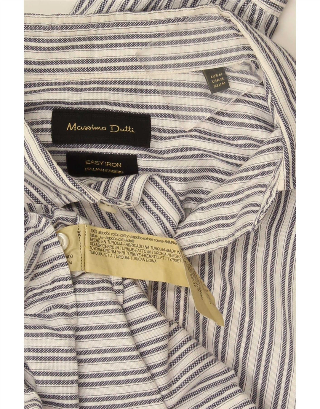 Massimo Dutti muška košulja srednje bijele pruge, pamuk