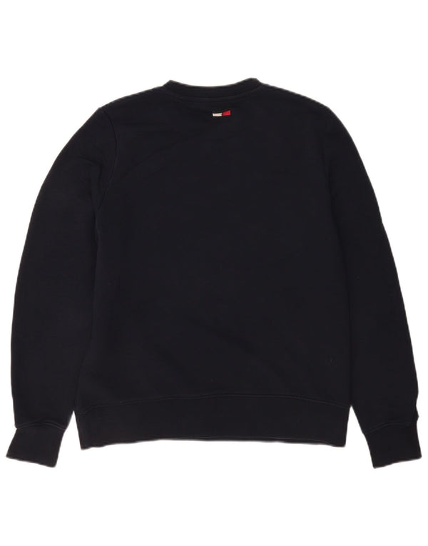 Tommy Hilfiger ženski džemper s grafičkim motivima UK 10 Mali tamnoplavi