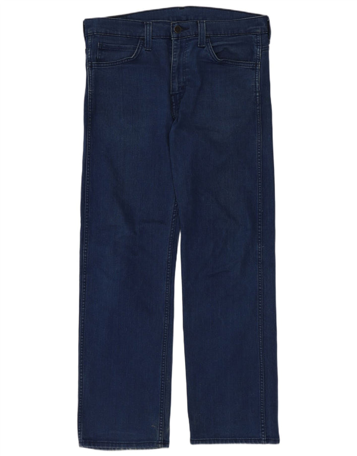 Levi's muške ravne traperice W32 L32 tamnoplavi pamuk
