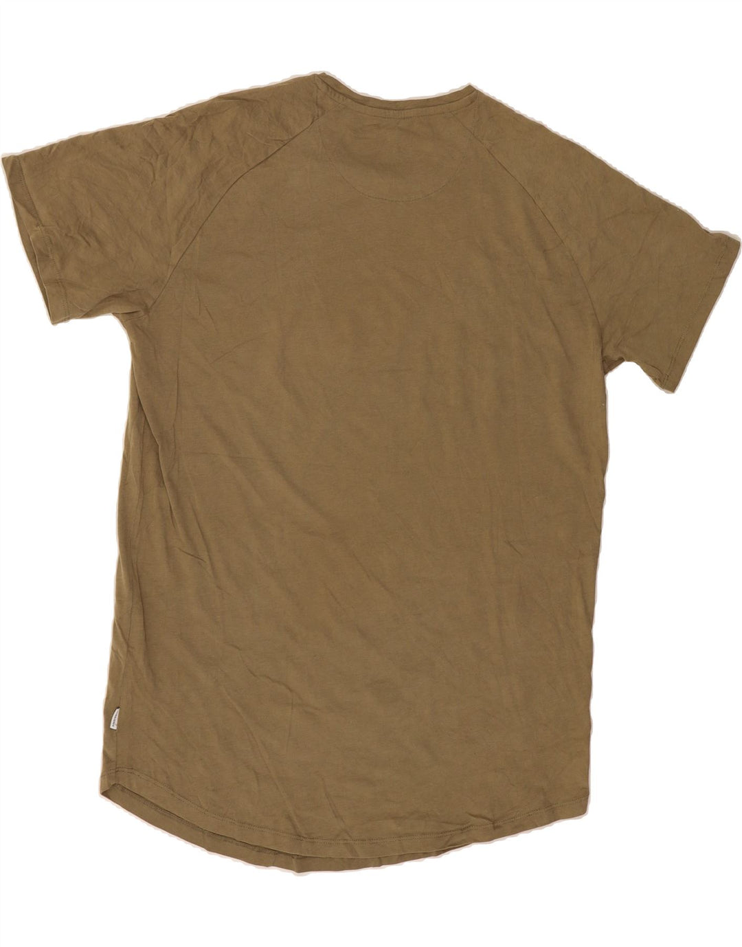 JACK & JONES Mens T-Shirt Top XL Khaki Vintage Jack & Jones and Second-Hand Jack & Jones from Messina Hembry 