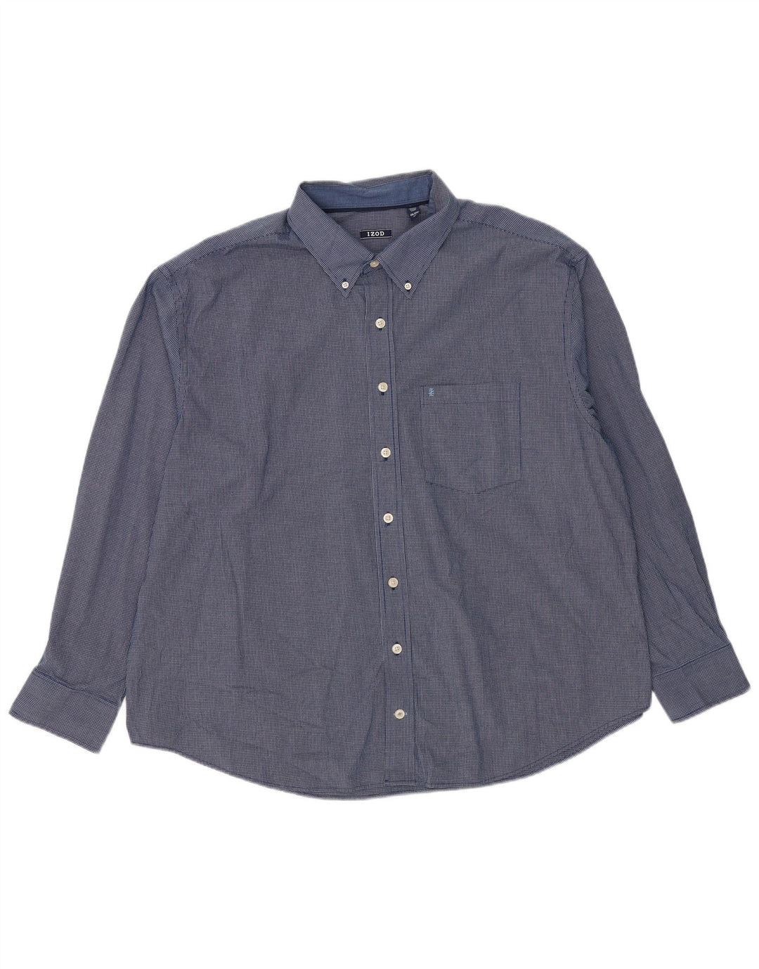 Izod muška široka košulja 2XL plavi karirani pamuk Classic