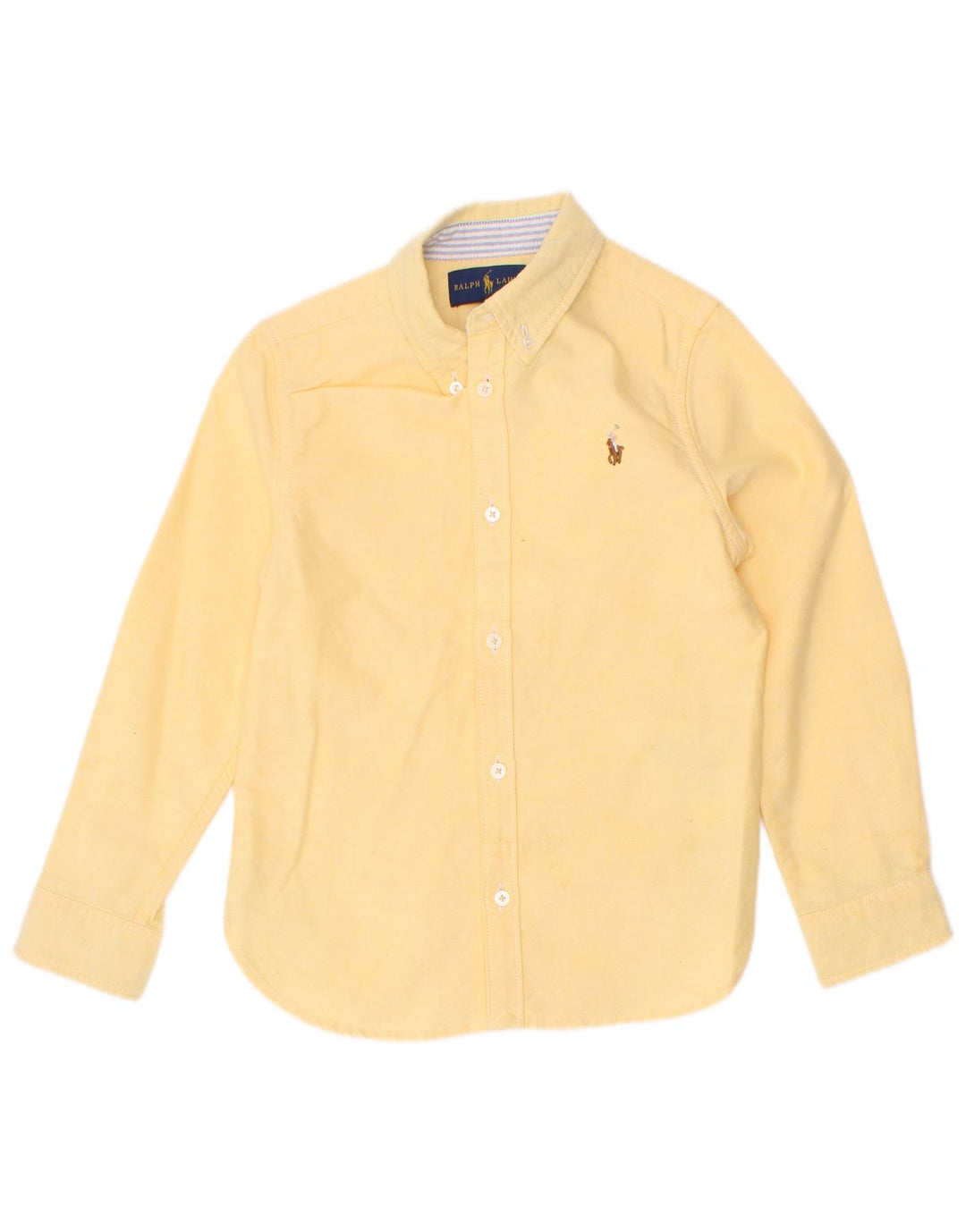 Žuta pamučna košulja Ralph Lauren za dječake 4-5 godina