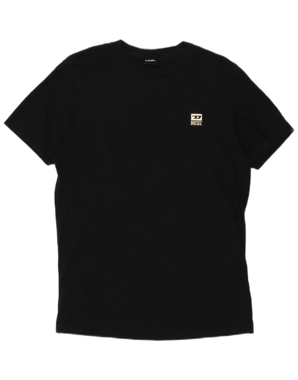Diesel Ženska majica kratkih rukava UK 12 srednje crni pamuk