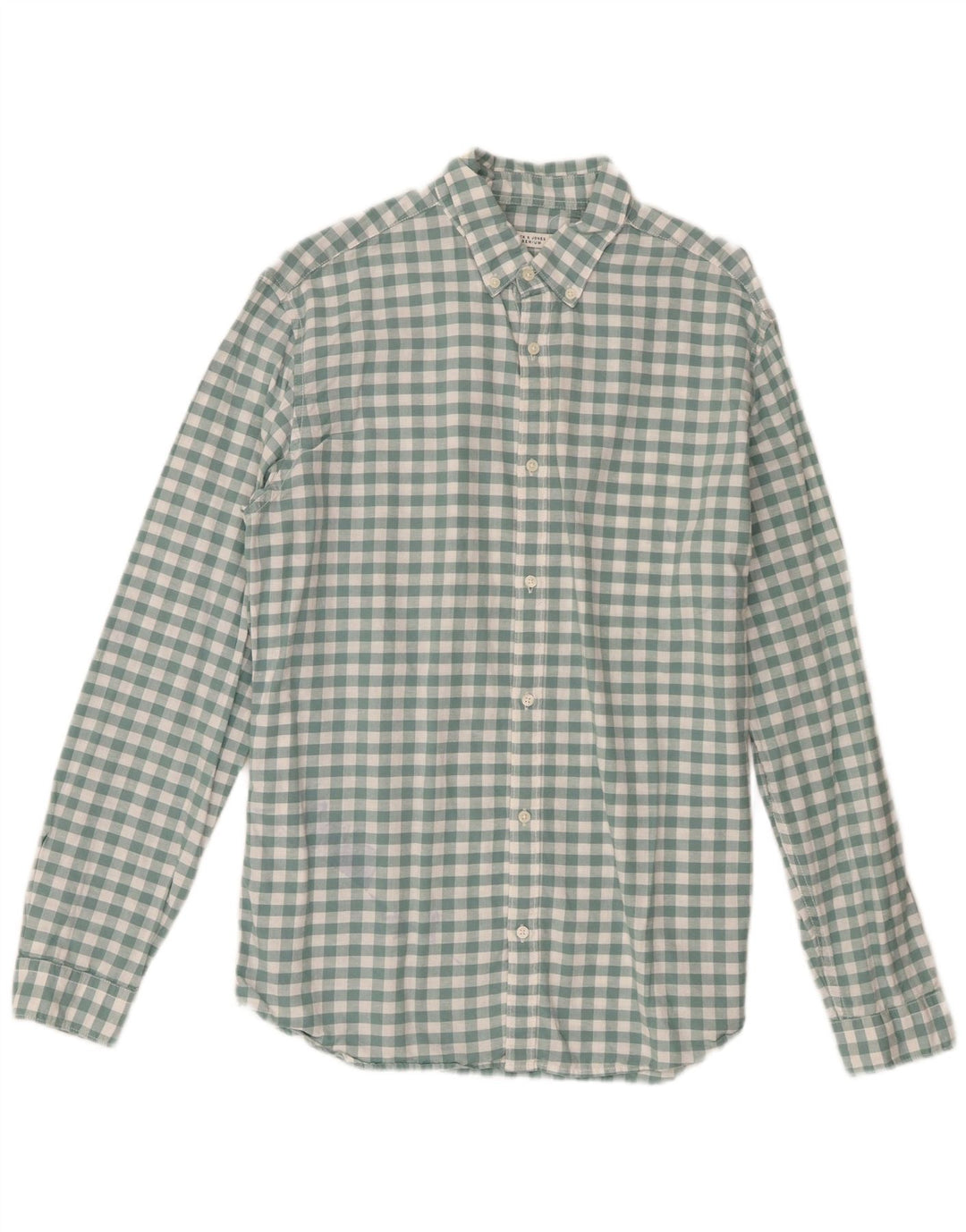Jack & Jones muška košulja veličine 42 veliki zeleni pamuk od ginghama