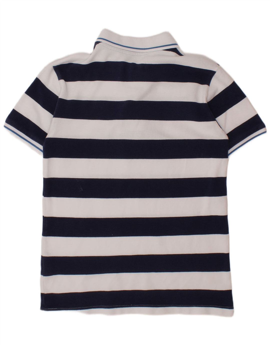 BENETTON polo majica za dječake 10-11 godina XL tamnoplavi pamuk na pruge