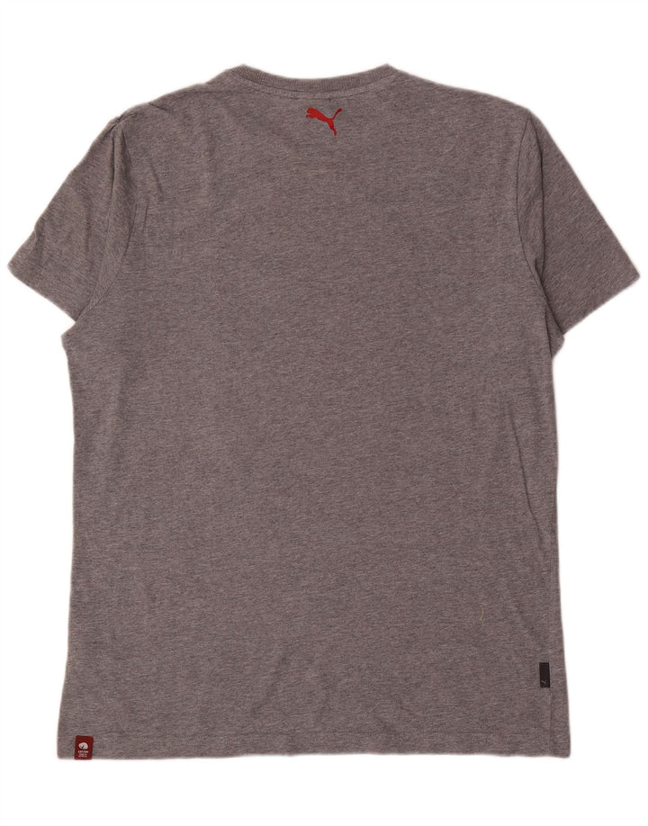Puma muška velika siva majica s grafičkim motivima
