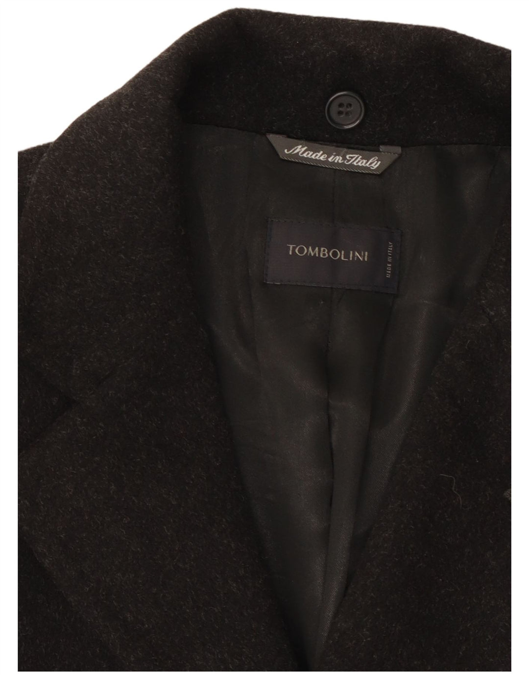 Tombolini muški kaput IT 50 Large Grey Wool Classic