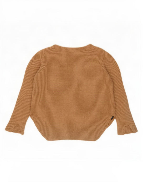 Marks & Spencer ženski pulover s velikim izrezom UK 14 Large Beige