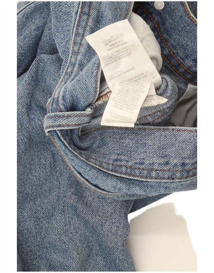 Marks & Spencer muške ravne traperice W34 L29 plavi pamuk