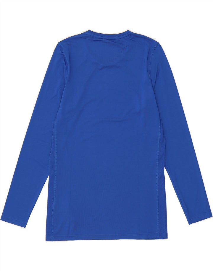 MACRON Mens Top Long Sleeve Large Blue Polyester Vintage Macron and Second-Hand Macron from Messina Hembry 