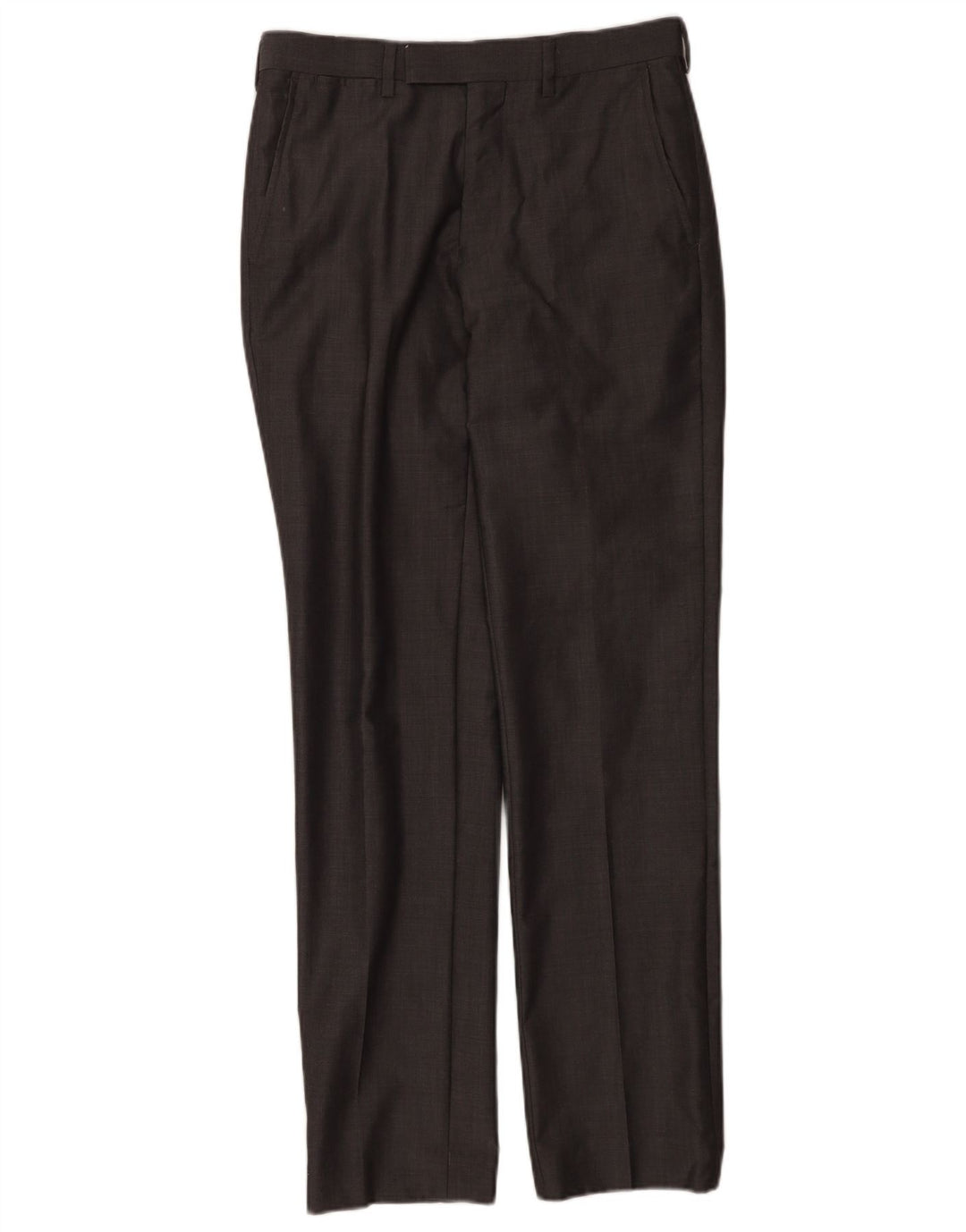 Marks & Spencer muške autograph hlače ravnog odijela W30 L33 sive vune