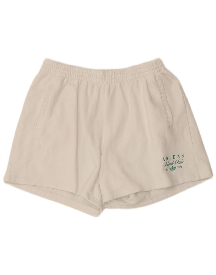 ADIDAS ženske sportske kratke hlače UK 20/22 XL bijeli pamuk