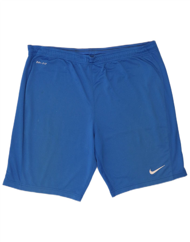 Nike muške Dri Fit sportske kratke hlače veliki plavi poliester