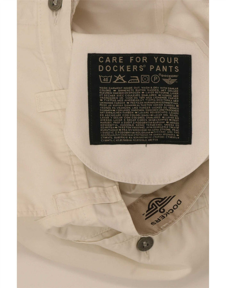 Dockers ženske ravne Capri hlače W31 L22 Off White